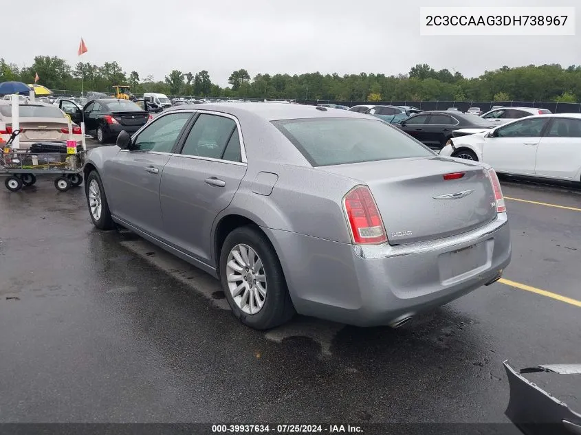 2C3CCAAG3DH738967 2013 Chrysler 300 Motown