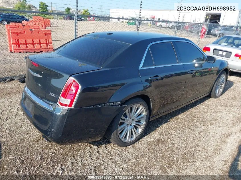 2C3CCAAG8DH698952 2013 Chrysler 300 Motown