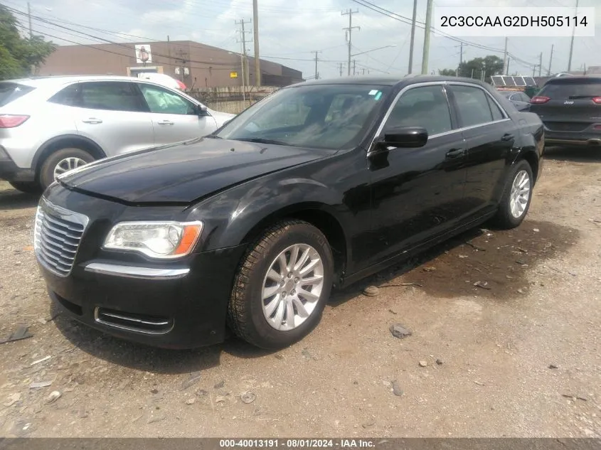 2013 Chrysler 300 Motown VIN: 2C3CCAAG2DH505114 Lot: 40013191