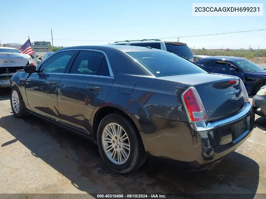 2013 Chrysler 300 Motown VIN: 2C3CCAAGXDH699231 Lot: 40310498