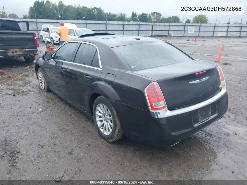 2013 Chrysler 300 Motown VIN: 2C3CCAAG3DH572868 Lot: 40315840