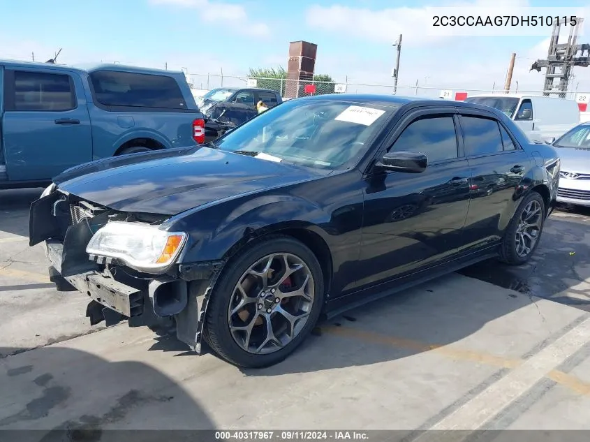 2013 Chrysler 300 VIN: 2C3CCAAG7DH510115 Lot: 40317967