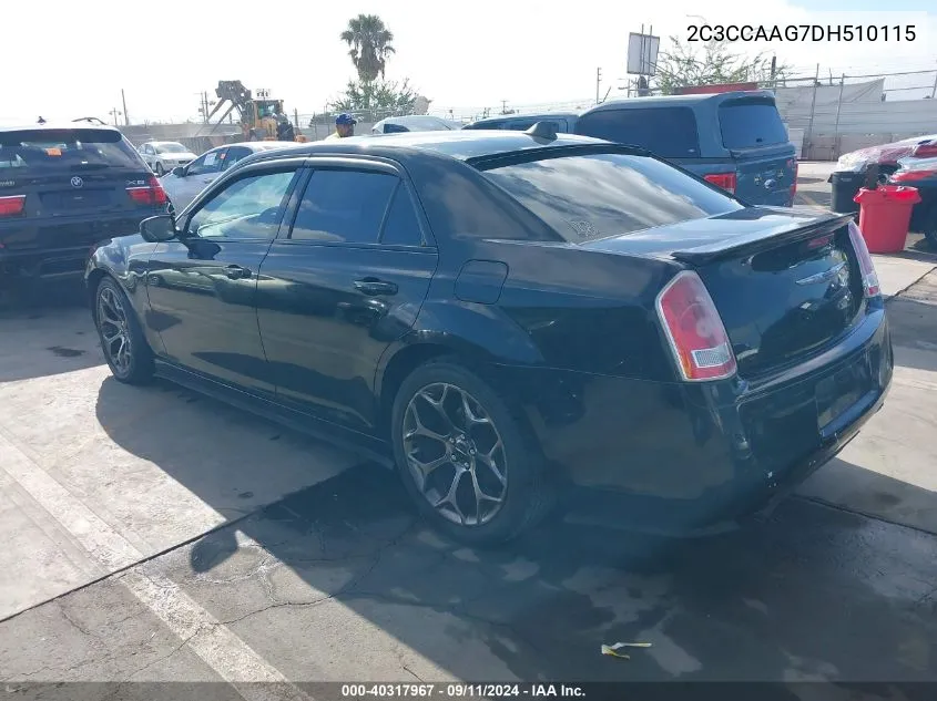 2013 Chrysler 300 VIN: 2C3CCAAG7DH510115 Lot: 40317967