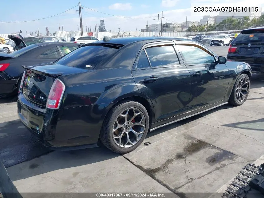 2013 Chrysler 300 VIN: 2C3CCAAG7DH510115 Lot: 40317967