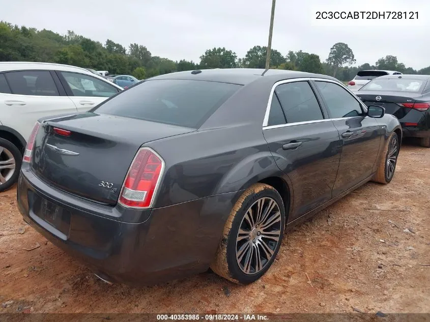 2013 Chrysler 300 300S VIN: 2C3CCABT2DH728121 Lot: 40353985