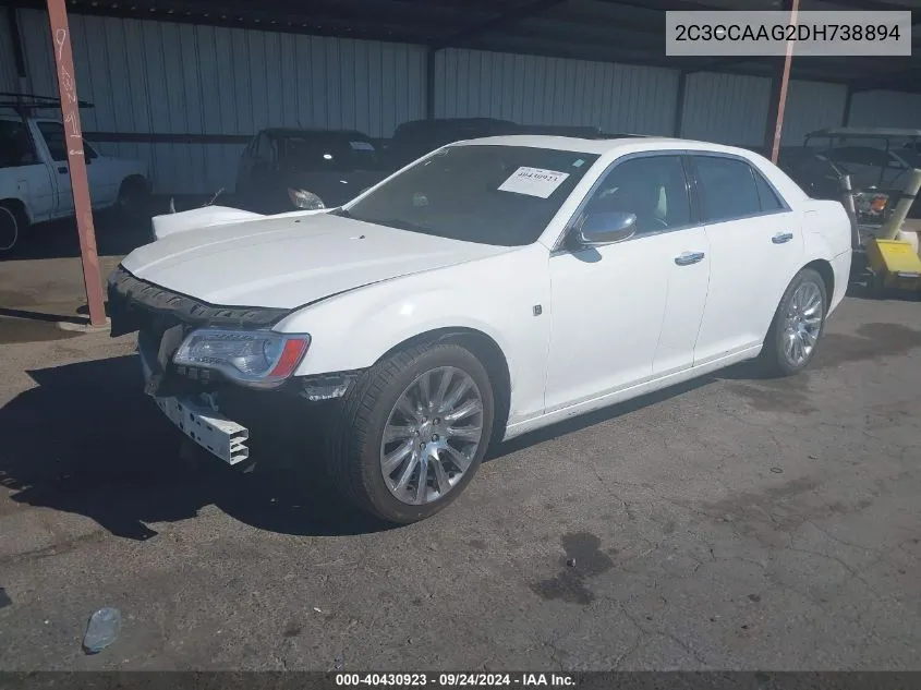 2013 Chrysler 300 Motown VIN: 2C3CCAAG2DH738894 Lot: 40430923