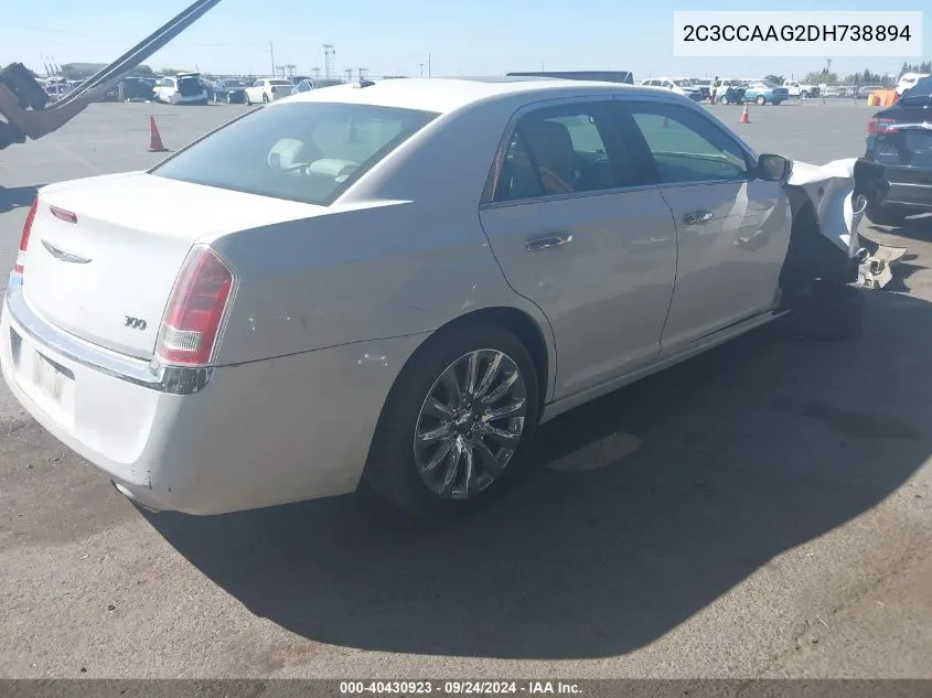 2013 Chrysler 300 Motown VIN: 2C3CCAAG2DH738894 Lot: 40430923