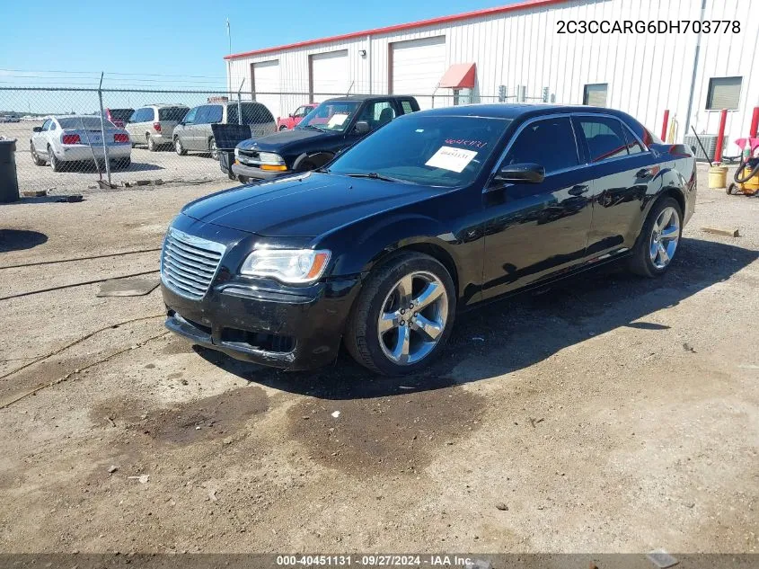 2013 Chrysler 300 Motown VIN: 2C3CCARG6DH703778 Lot: 40451131