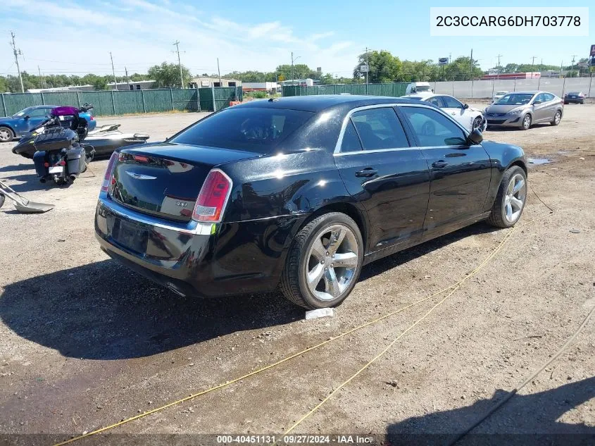 2013 Chrysler 300 Motown VIN: 2C3CCARG6DH703778 Lot: 40451131