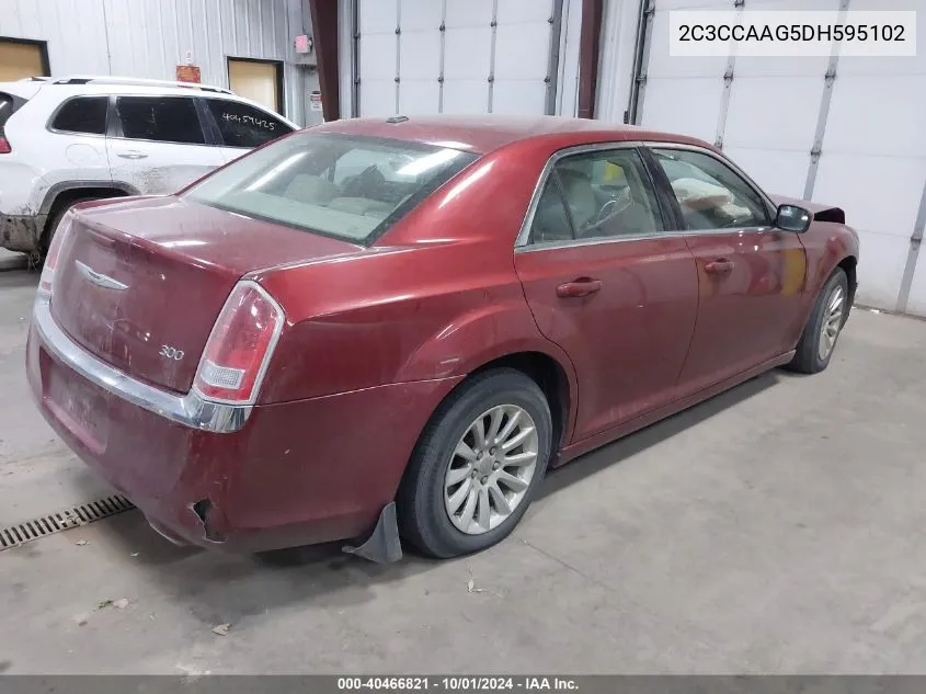 2013 Chrysler 300 VIN: 2C3CCAAG5DH595102 Lot: 40466821