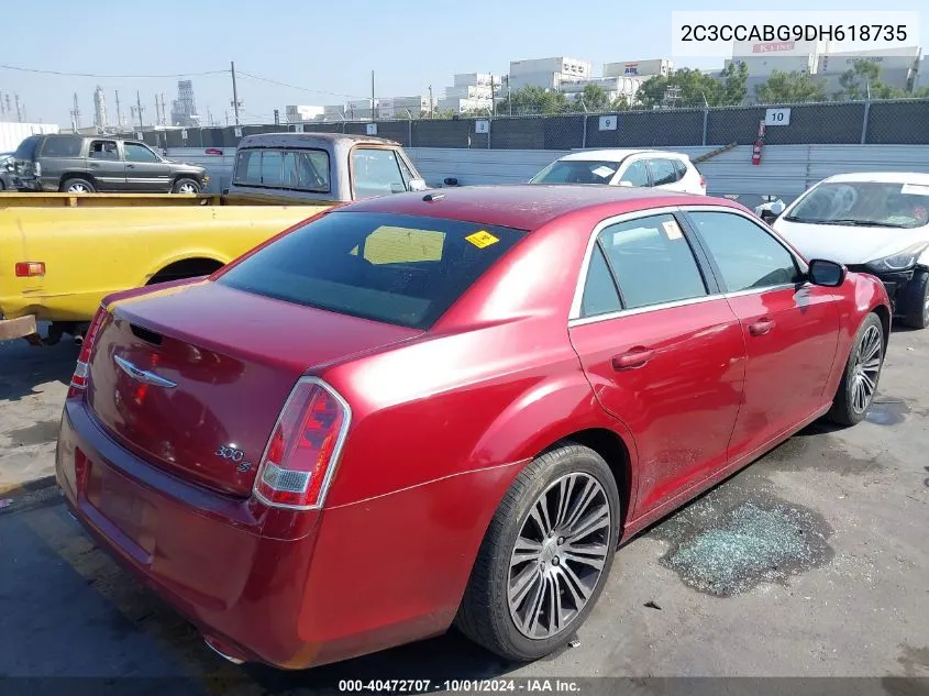 2013 Chrysler 300 300S VIN: 2C3CCABG9DH618735 Lot: 40472707