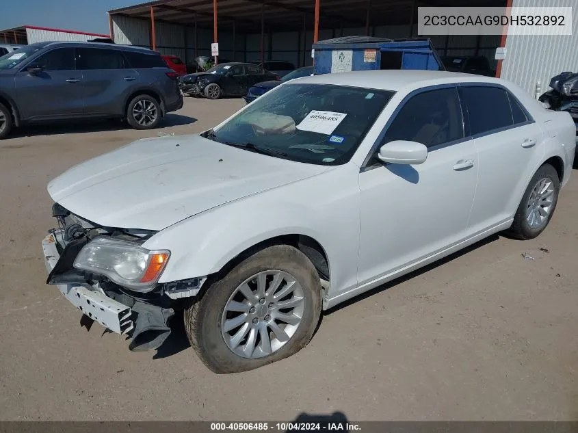 2013 Chrysler 300 Motown VIN: 2C3CCAAG9DH532892 Lot: 40506485