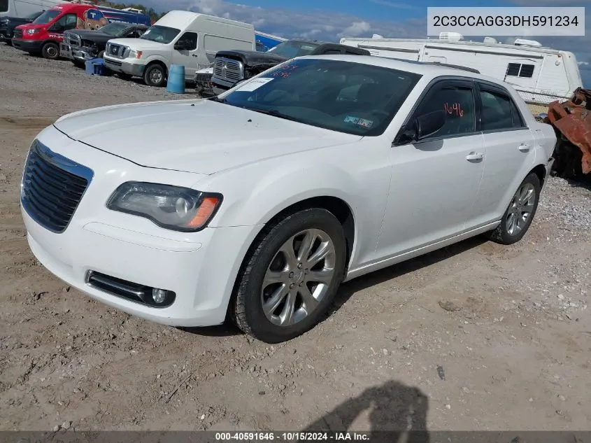 2013 Chrysler 300 300S Glacier VIN: 2C3CCAGG3DH591234 Lot: 40591646