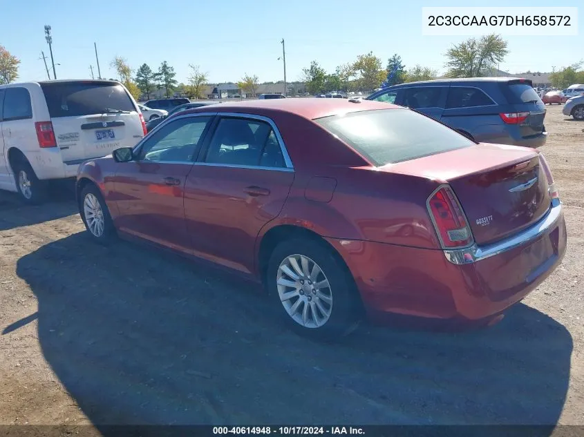 2013 Chrysler 300 VIN: 2C3CCAAG7DH658572 Lot: 40614948