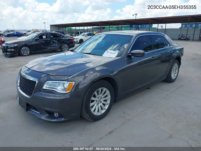 2014 Chrysler 300 VIN: 2C3CCAAG5EH355355 Lot: 39716107