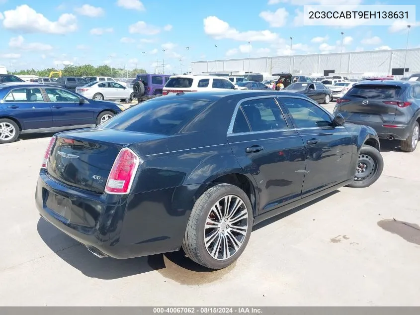 2C3CCABT9EH138631 2014 Chrysler 300 S