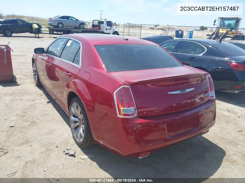 2014 Chrysler 300 300S VIN: 2C3CCABT2EH157487 Lot: 40127984