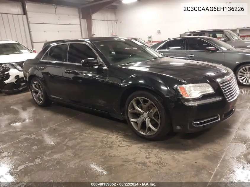 2014 Chrysler 300 VIN: 2C3CCAAG6EH136226 Lot: 40159352