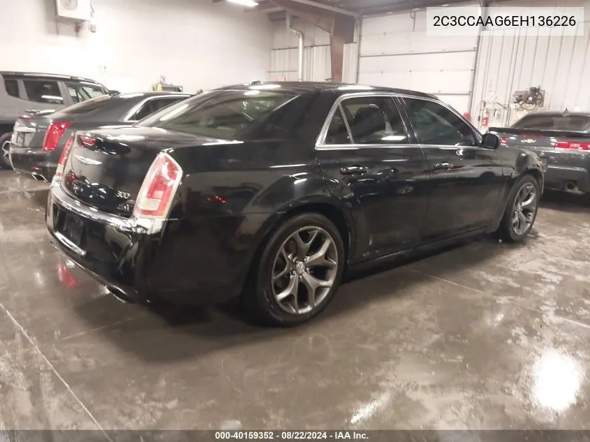 2014 Chrysler 300 VIN: 2C3CCAAG6EH136226 Lot: 40159352