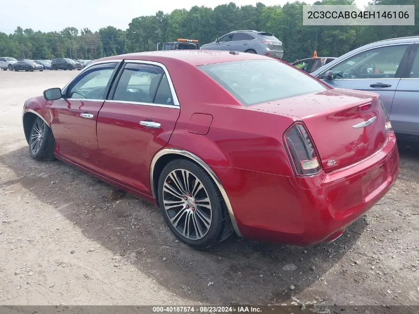 2014 Chrysler 300 300S VIN: 2C3CCABG4EH146106 Lot: 40187574