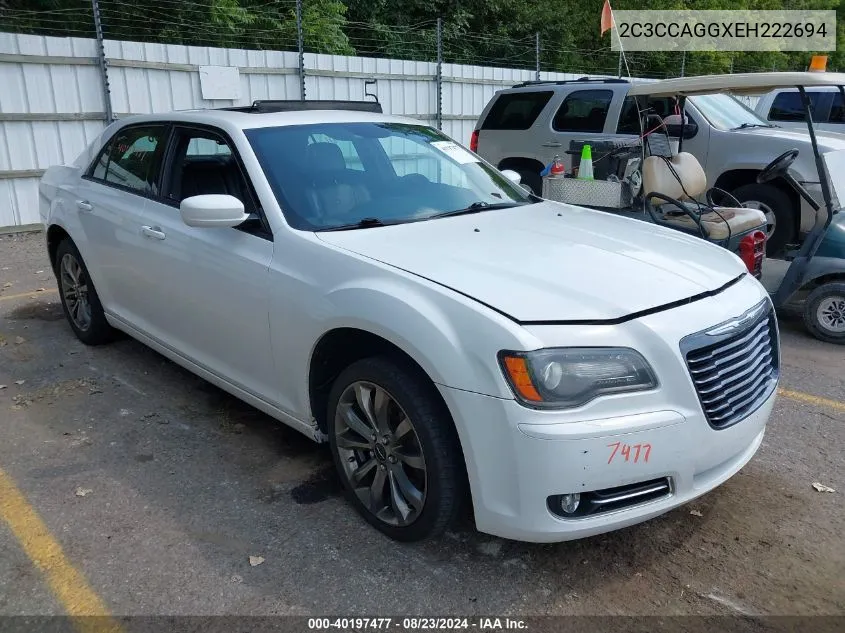 2C3CCAGGXEH222694 2014 Chrysler 300 300S