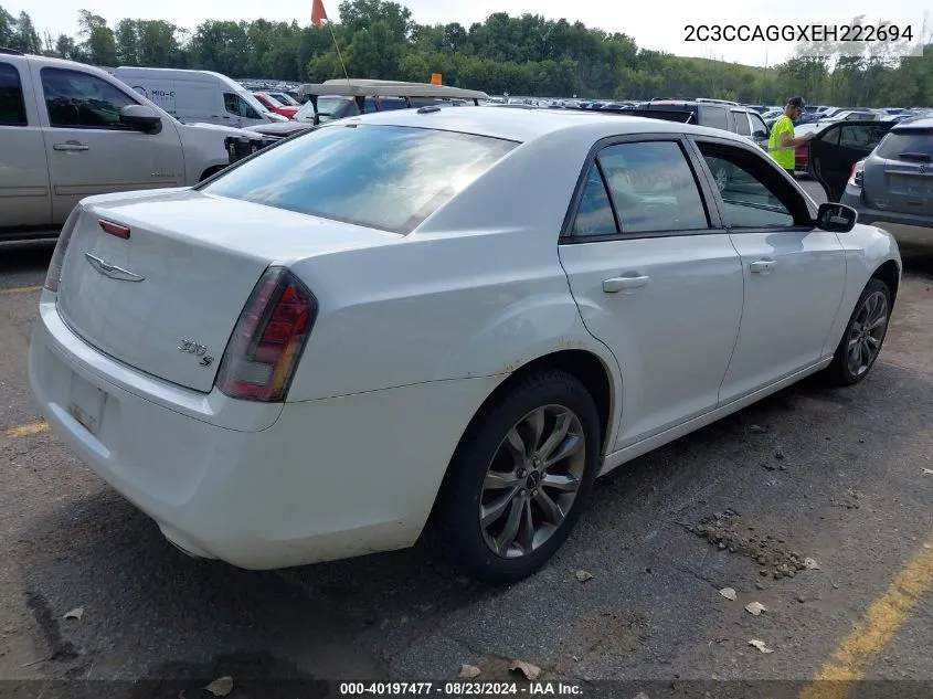 2014 Chrysler 300 300S VIN: 2C3CCAGGXEH222694 Lot: 40197477