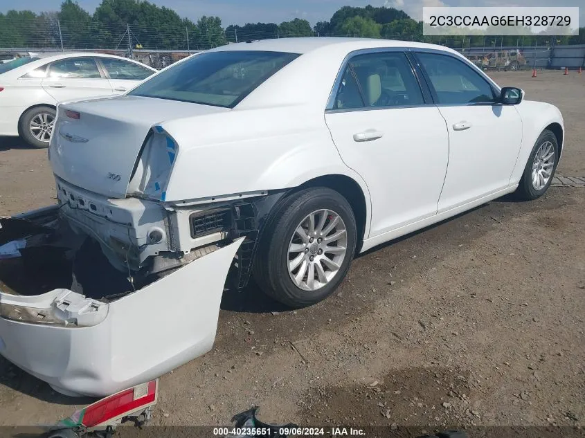 2014 Chrysler 300 VIN: 2C3CCAAG6EH328729 Lot: 40235651