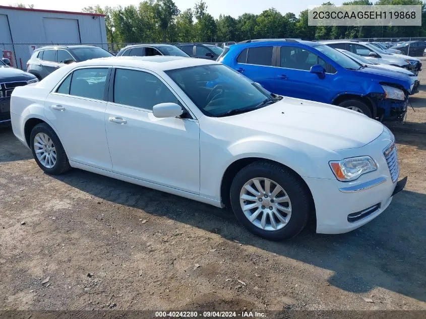 2014 Chrysler 300 VIN: 2C3CCAAG5EH119868 Lot: 40242280