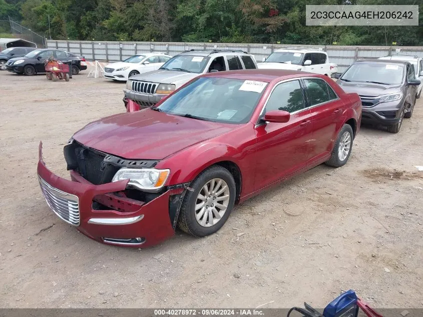 2014 Chrysler 300 VIN: 2C3CCAAG4EH206242 Lot: 40278972