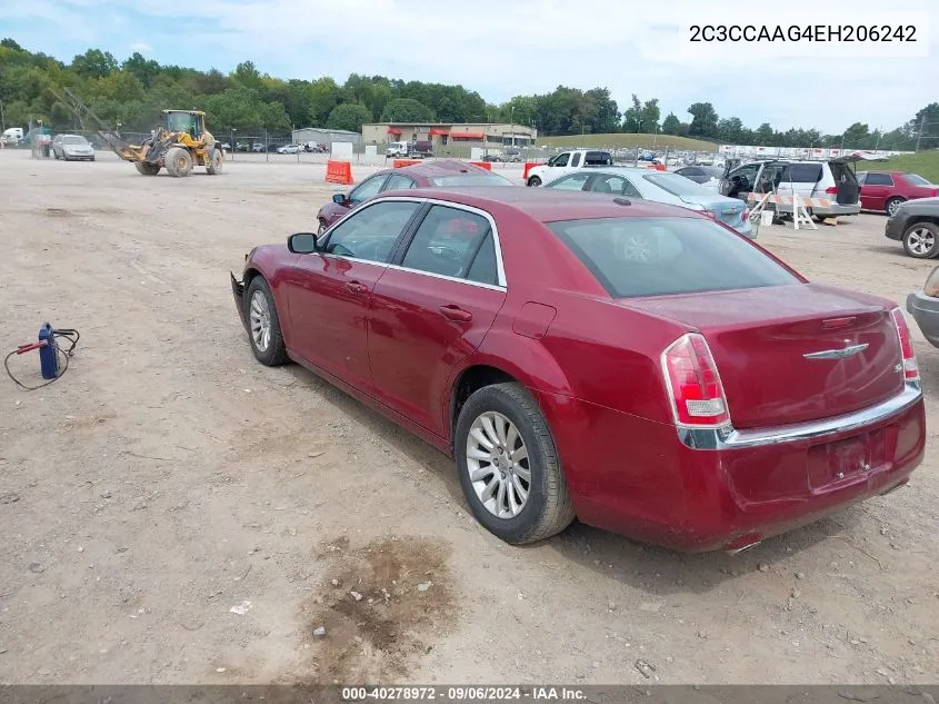 2014 Chrysler 300 VIN: 2C3CCAAG4EH206242 Lot: 40278972