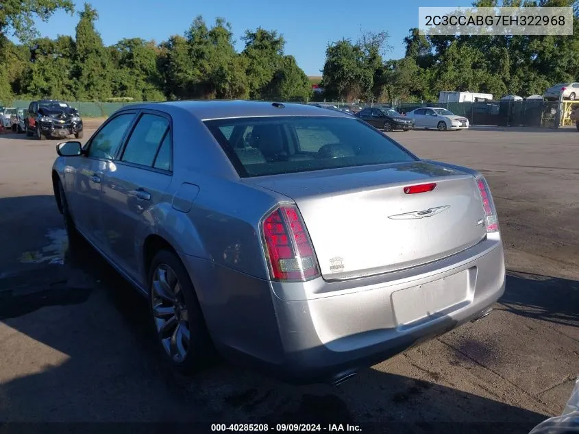 2014 Chrysler 300 300S VIN: 2C3CCABG7EH322968 Lot: 40285208