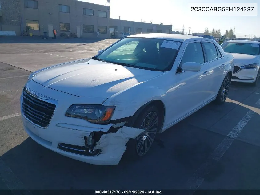 2014 Chrysler 300 S VIN: 2C3CCABG5EH124387 Lot: 40317170