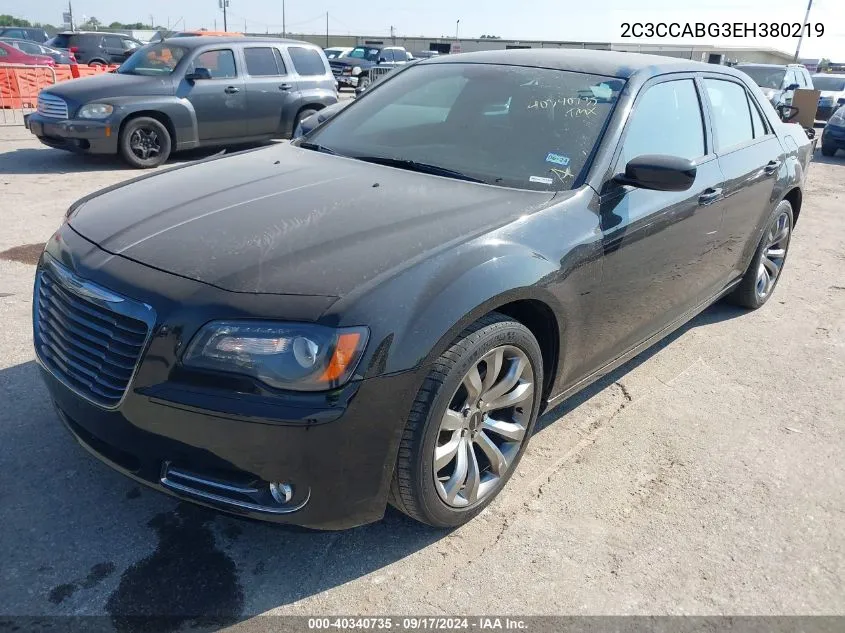 2014 Chrysler 300 S VIN: 2C3CCABG3EH380219 Lot: 40340735