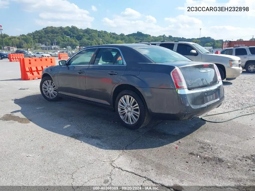 2014 Chrysler 300 VIN: 2C3CCARG3EH232898 Lot: 40368389