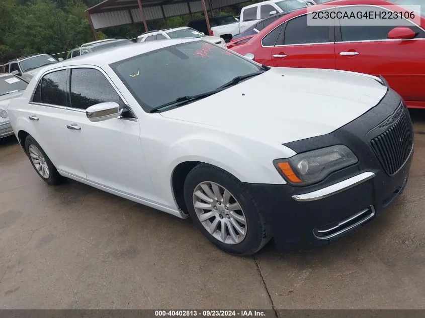 2014 Chrysler 300 VIN: 2C3CCAAG4EH223106 Lot: 40402813