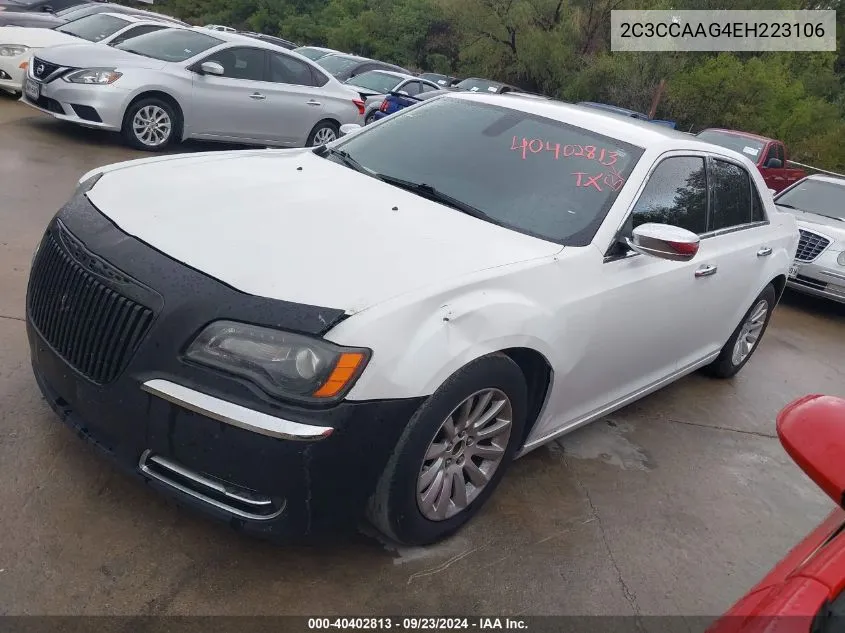 2014 Chrysler 300 VIN: 2C3CCAAG4EH223106 Lot: 40402813