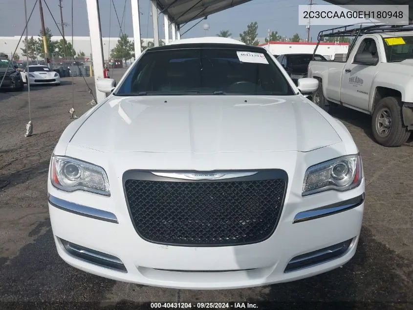 2014 Chrysler 300 VIN: 2C3CCAAG0EH180948 Lot: 40431204