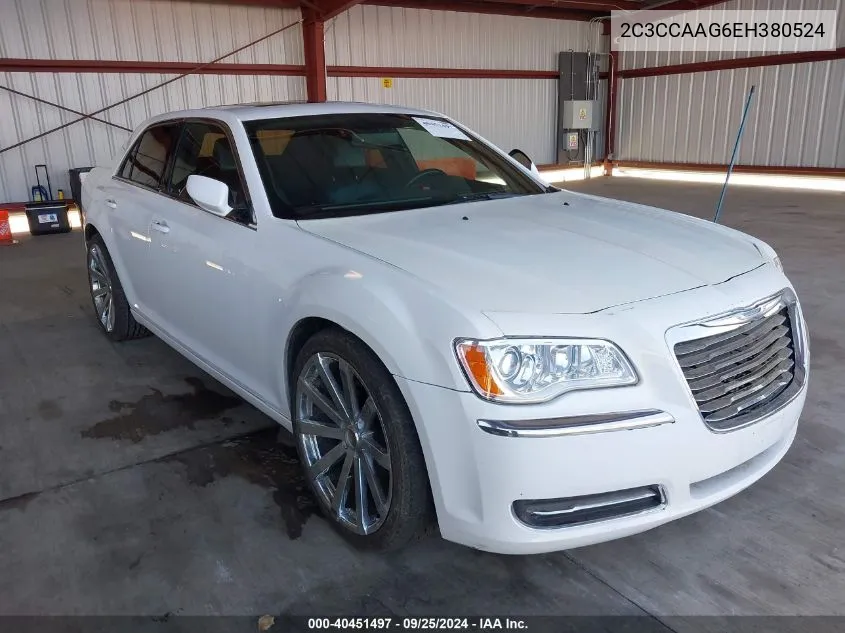 2014 Chrysler 300 VIN: 2C3CCAAG6EH380524 Lot: 40451497