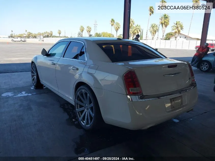 2014 Chrysler 300 VIN: 2C3CCAAG6EH380524 Lot: 40451497