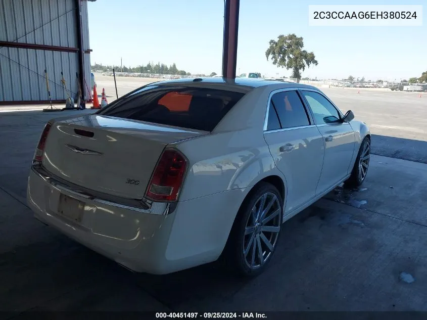 2014 Chrysler 300 VIN: 2C3CCAAG6EH380524 Lot: 40451497