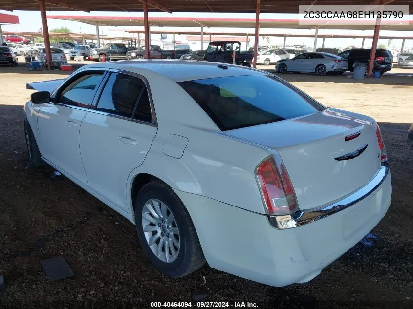 2014 Chrysler 300 VIN: 2C3CCAAG8EH135790 Lot: 40464094