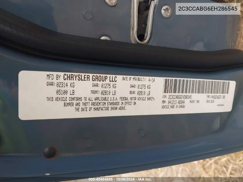 2C3CCABG6EH286545 2014 Chrysler 300 S