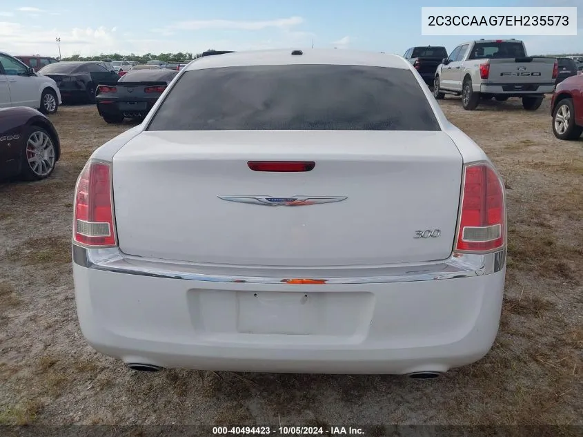 2014 Chrysler 300 VIN: 2C3CCAAG7EH235573 Lot: 40494423