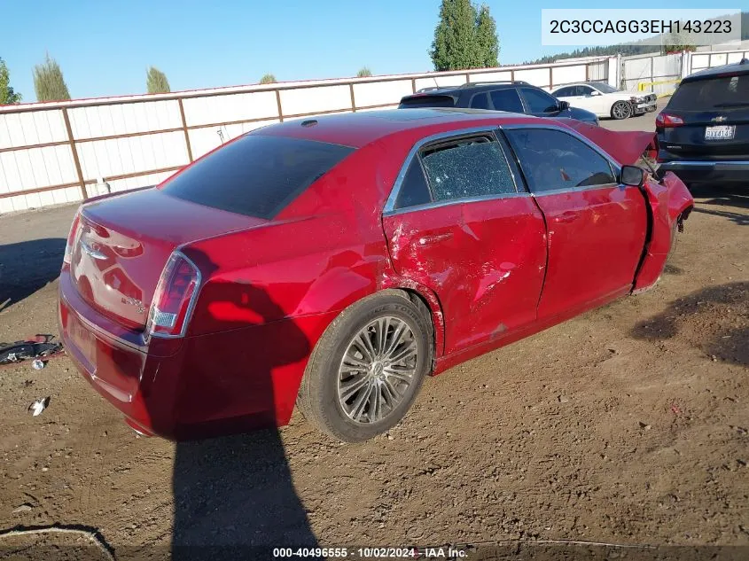 2C3CCAGG3EH143223 2014 Chrysler 300 300S