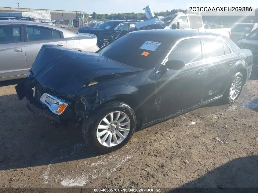 2014 Chrysler 300 VIN: 2C3CCAAGXEH209386 Lot: 40505761