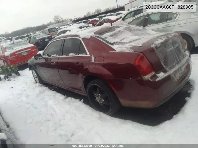 2015 Chrysler 300 Limited VIN: 2C3CCAAG0FH828905 Lot: 35622609