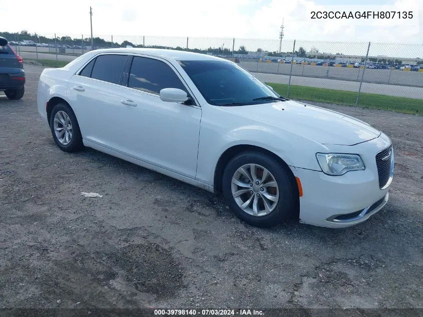 2C3CCAAG4FH807135 2015 Chrysler 300 Limited