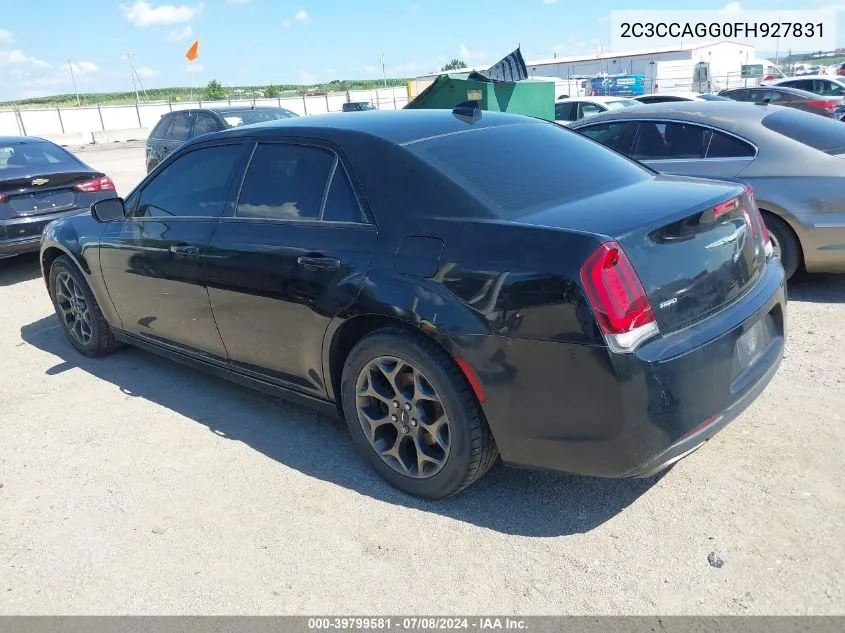 2015 Chrysler 300 300S VIN: 2C3CCAGG0FH927831 Lot: 39799581