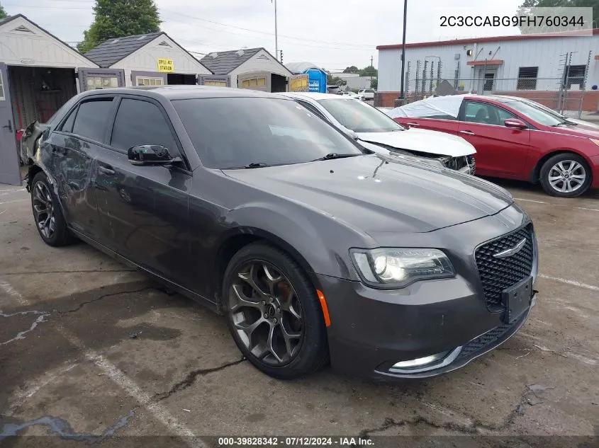 2015 Chrysler 300 300S VIN: 2C3CCABG9FH760344 Lot: 39828342