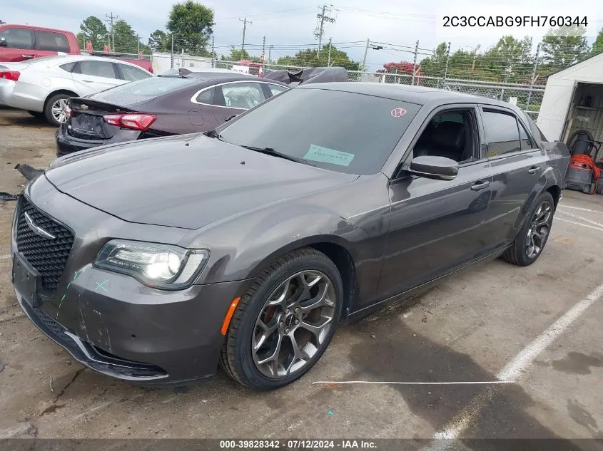 2C3CCABG9FH760344 2015 Chrysler 300 300S